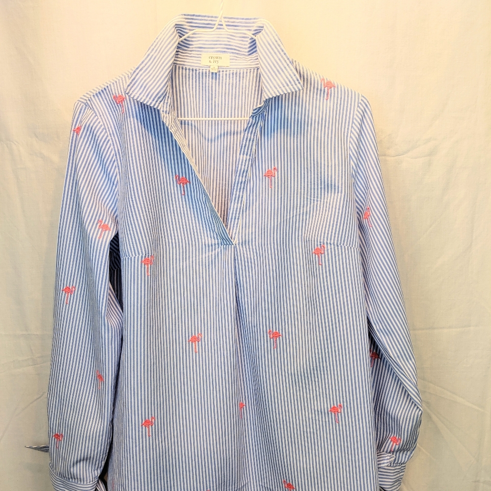 COPY - CROWN & IVY TIE SLEEVES TOP